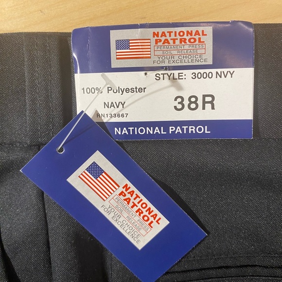 National Patrol Black Men's Uniform (Navy) Pants 38 R (OD) - Picture 6 of 12